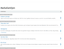 Tablet Screenshot of markafamiljen.blogspot.com