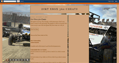 Desktop Screenshot of dirtxboxcheats.blogspot.com