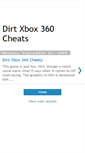 Mobile Screenshot of dirtxboxcheats.blogspot.com