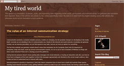 Desktop Screenshot of mundocansado.blogspot.com