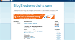 Desktop Screenshot of blogelectromedicina.blogspot.com