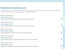 Tablet Screenshot of blogelectromedicina.blogspot.com