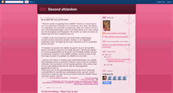 Desktop Screenshot of gezondafslanken-kathy.blogspot.com