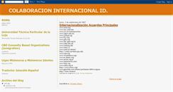 Desktop Screenshot of colaboracioninternacionalid.blogspot.com