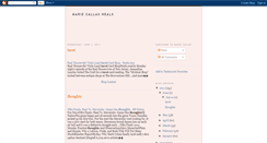 Desktop Screenshot of mariecallasheals.blogspot.com