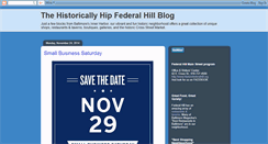 Desktop Screenshot of historicallyhipfederalhill.blogspot.com