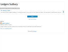 Tablet Screenshot of ledgerssudbury.blogspot.com