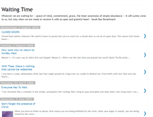 Tablet Screenshot of piper-waitingtime.blogspot.com