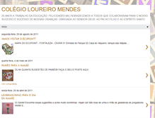 Tablet Screenshot of colegioloureiromendes.blogspot.com