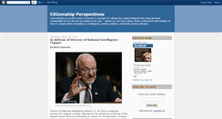 Desktop Screenshot of citizenshipperspectives.blogspot.com