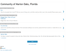 Tablet Screenshot of marionoaksfl.blogspot.com