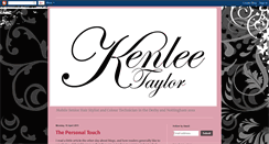 Desktop Screenshot of kenleetaylorhairdressing.blogspot.com
