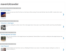 Tablet Screenshot of mavericktraveler.blogspot.com