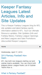 Mobile Screenshot of keeperfantasyleagues.blogspot.com