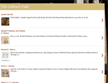 Tablet Screenshot of library-cafe.blogspot.com