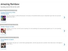 Tablet Screenshot of amazingrainbow.blogspot.com