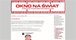 Desktop Screenshot of oknonaswiat-dkfd.blogspot.com