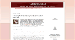 Desktop Screenshot of get-her-back-fast.blogspot.com