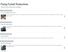 Tablet Screenshot of flyingfurball.blogspot.com