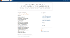Desktop Screenshot of gordyshow.blogspot.com