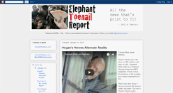 Desktop Screenshot of elephanttoenailreport.blogspot.com