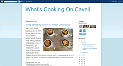 Desktop Screenshot of cookingoncavell.blogspot.com