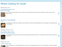 Tablet Screenshot of cookingoncavell.blogspot.com