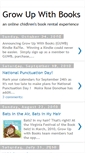 Mobile Screenshot of growupwithbooksblog.blogspot.com