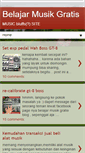 Mobile Screenshot of belajarmusikgratis.blogspot.com