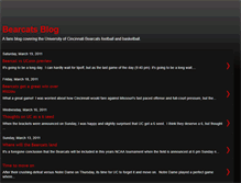 Tablet Screenshot of cincybearcats.blogspot.com