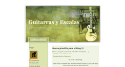 Desktop Screenshot of guitarras-y-escalas.blogspot.com