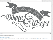 Tablet Screenshot of bogueandweejer.blogspot.com