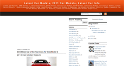 Desktop Screenshot of latestcarmodels.blogspot.com