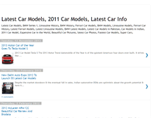 Tablet Screenshot of latestcarmodels.blogspot.com