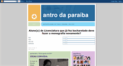 Desktop Screenshot of antrodaparaiba.blogspot.com
