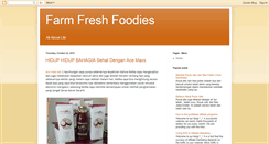 Desktop Screenshot of farmfreshfoodies.blogspot.com