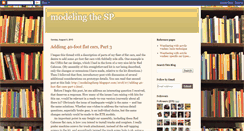 Desktop Screenshot of modelingthesp.blogspot.com