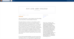 Desktop Screenshot of jonandamyonline.blogspot.com
