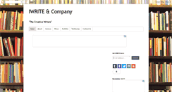 Desktop Screenshot of iwriteco.blogspot.com