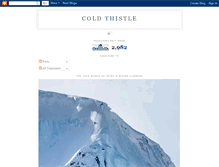 Tablet Screenshot of coldthistle.blogspot.com