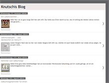 Tablet Screenshot of knutschis-blog.blogspot.com