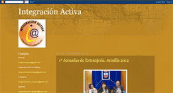 Desktop Screenshot of integracionactiva.blogspot.com