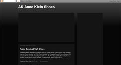 Desktop Screenshot of akannekleinshoes.blogspot.com