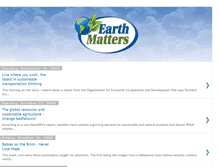 Tablet Screenshot of earthmatterstous.blogspot.com