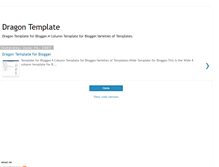 Tablet Screenshot of dragontemplate.blogspot.com