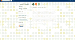 Desktop Screenshot of prepaidworldindex.blogspot.com