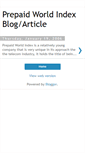 Mobile Screenshot of prepaidworldindex.blogspot.com
