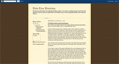 Desktop Screenshot of painfreemusician.blogspot.com