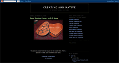 Desktop Screenshot of creativeandnative.blogspot.com