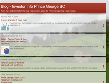 Tablet Screenshot of investorinfoprincegeorge.blogspot.com